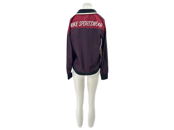 Nike Jacke dunkelrot Polyester Größe S Bordeaux - Ansicht 2