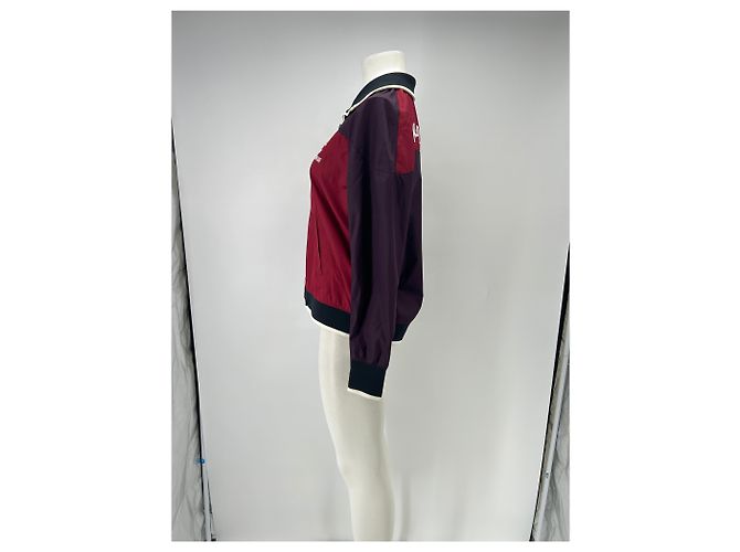 Nike Jacke dunkelrot Polyester Größe S Bordeaux - Ansicht 4