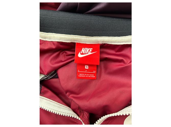 Nike Jacke dunkelrot Polyester Größe S Bordeaux - Ansicht 5