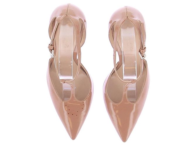 Gianvito Rossi Lackleder-Pumps Beige - Ansicht 6