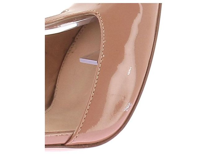 Gianvito Rossi Lackleder-Pumps Beige - Ansicht 8