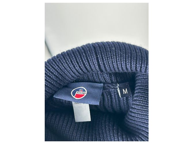 Fusalp Pull marine col roulé Blue - view 4