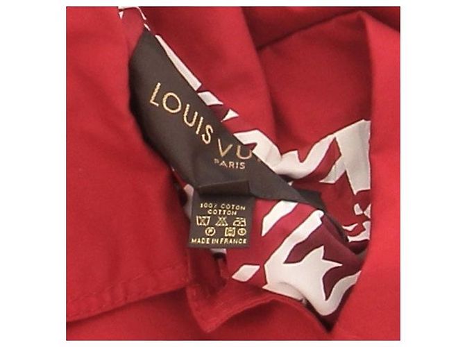 Louis Vuitton Rote Jacke mit Hahnentrittmuster-Futter - Ansicht 5