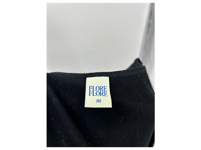 Autre Marque Body negro de manga larga de algodón FLORE FLORE - vista 4