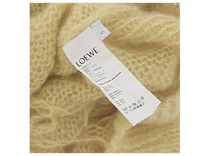 Suéter Loewe de mohair amarillo con calado - vista 6