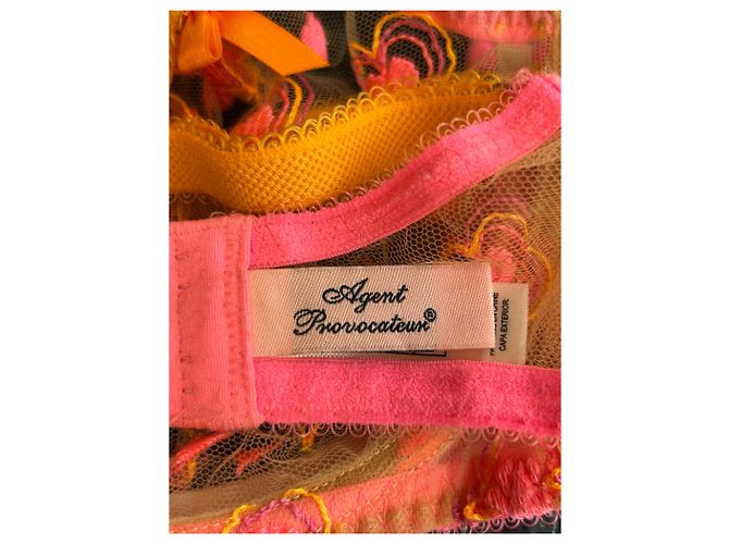 Agent Provocateur Sostén rosa y naranja - vista 5
