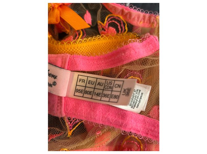Agent Provocateur Sostén rosa y naranja - vista 6