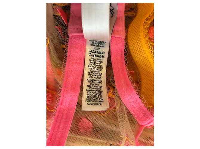 Agent Provocateur Sostén rosa y naranja - vista 7