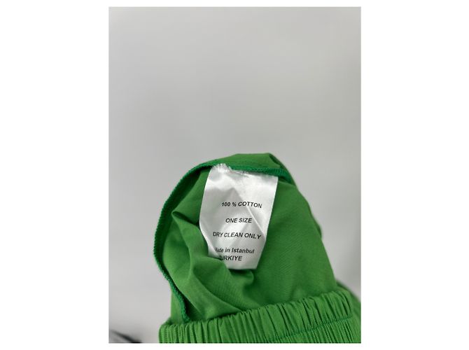 Autre Marque Pantalones MERAKI de algodón verde - vista 4