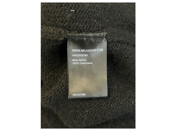 Autre Marque Suéter negro de cachemira - vista 6