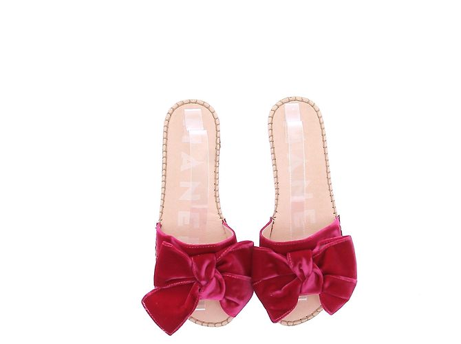 Sandalias espadrilles Manebi de terciopelo rosa - vista 6