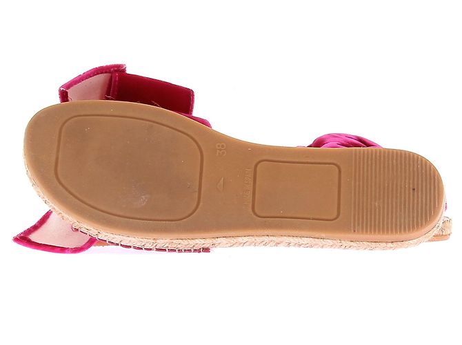 Sandalias espadrilles Manebi de terciopelo rosa - vista 7