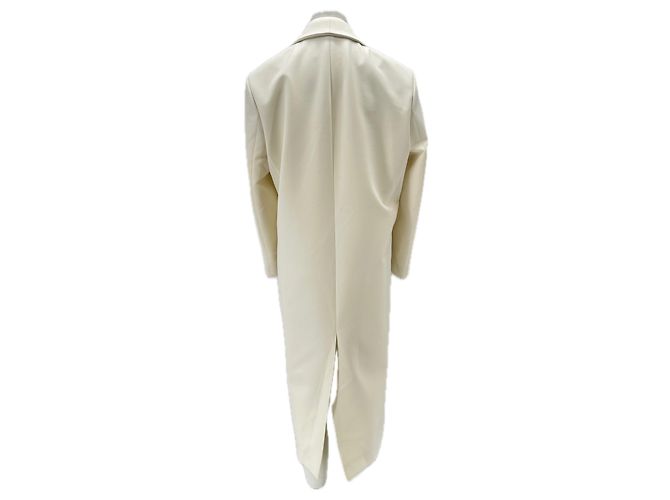 Autre Marque ROHÉ Langer Wollmantel creme Beige - Ansicht 2