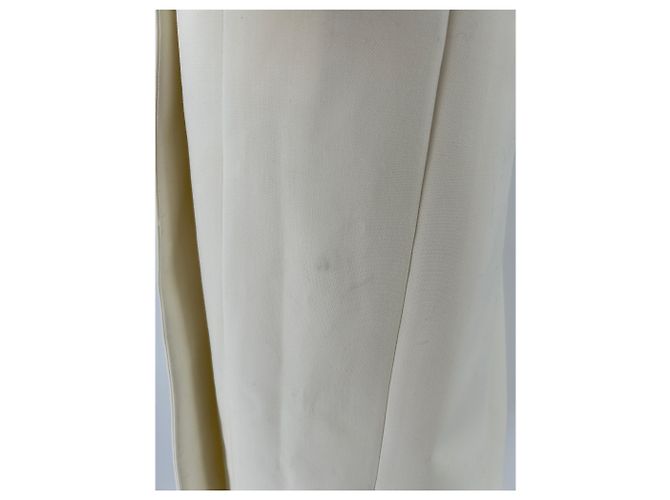Autre Marque ROHÉ Langer Wollmantel creme Beige - Ansicht 6