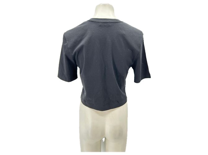 Autre Marque Schwarzes WARDROBE NYC Baumwoll T-Shirt XS - Ansicht 2