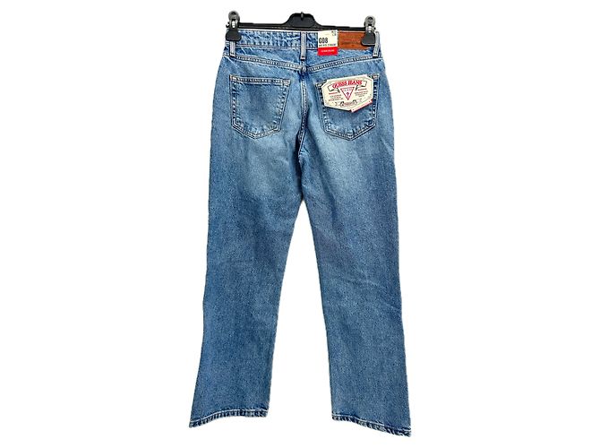 Jeans Guess blu a vita media - vista 2