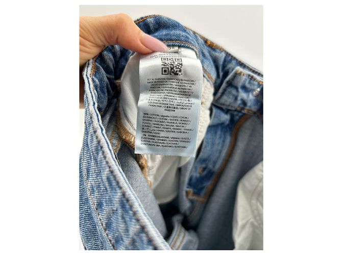 Jeans Guess blu a vita media - vista 6
