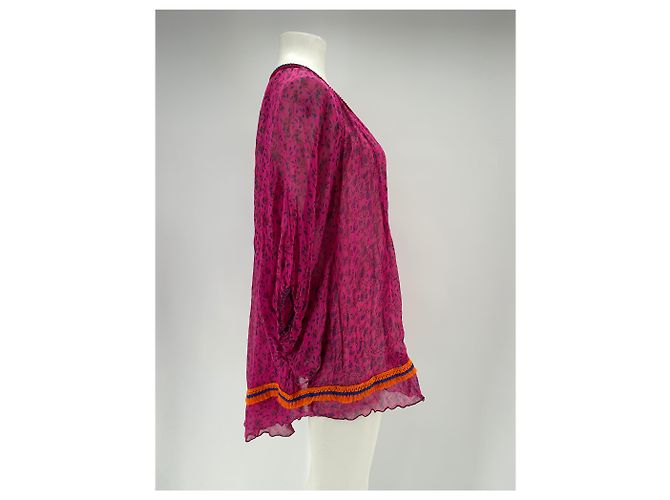 Autre Marque POUPETTE ST BARTH Rosa Bluse mit Blumen Pink - Ansicht 3