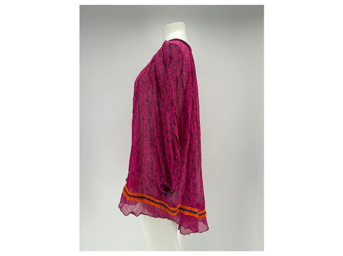 Autre Marque POUPETTE ST BARTH Rosa Bluse mit Blumen Pink - Ansicht 4