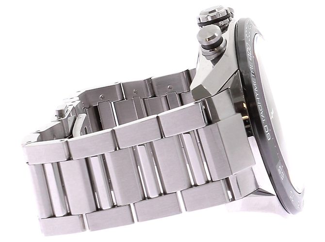 Tag Heuer Silberne Uhr "Carrera Chronograph" - Ansicht 3