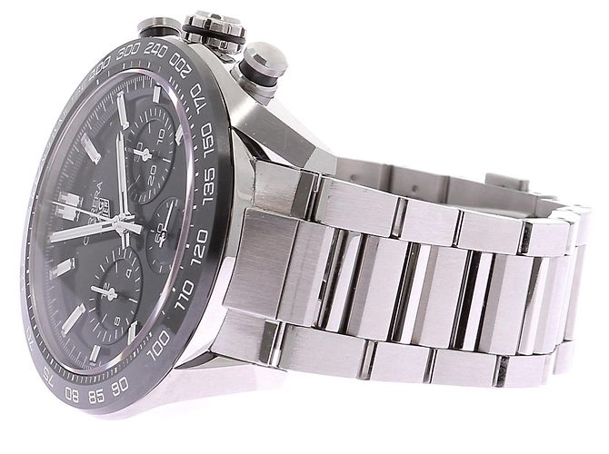 Tag Heuer Silberne Uhr "Carrera Chronograph" - Ansicht 5