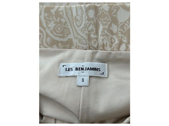 Les Benjamins Bedruckte Hose Beige Polyamid - Ansicht 3
