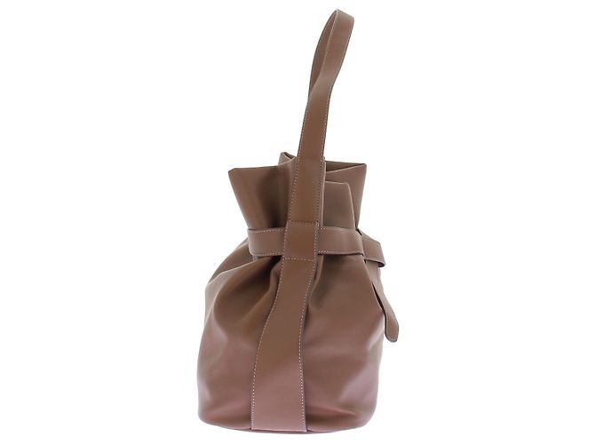 Autre Marque Borsa a secchiello SECCHIELLO in pelle marrone LIVIANA CONTI - vista 4