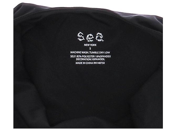 Sea New York Einteiliger schwarzer Badeanzug - Ansicht 7