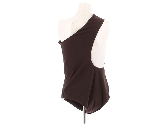 Body asimétrico Bottega Veneta marrón Castaño - vista 2