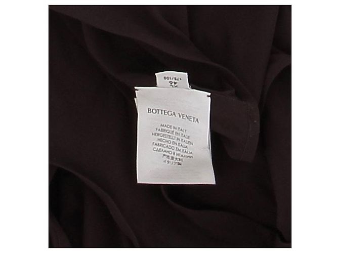 Body asimétrico Bottega Veneta marrón Castaño - vista 7