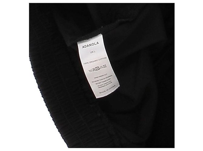 Autre Marque Pantalones negros de algodón ADANOLA Talla L - vista 5