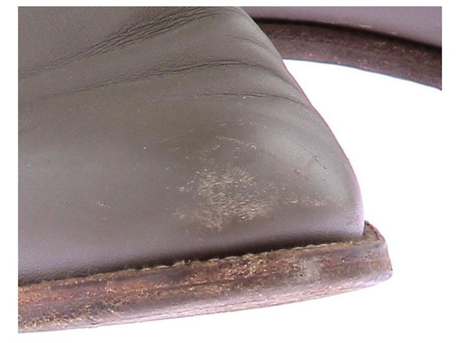Hermès Taupe Stiefel "Jumping" Grau - Ansicht 10