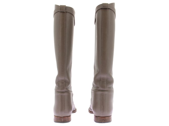 Hermès Taupe Stiefel "Jumping" Grau - Ansicht 5
