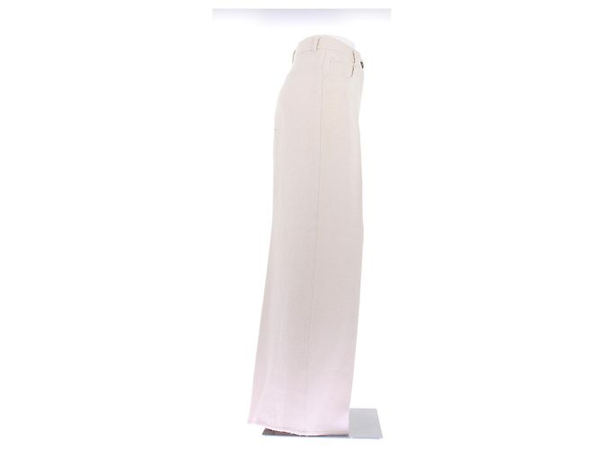 Pantalones Forte Forte de algodón beige - vista 3
