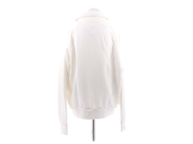 Miu Miu Sweatshirt aus weißer Baumwolle - Ansicht 2