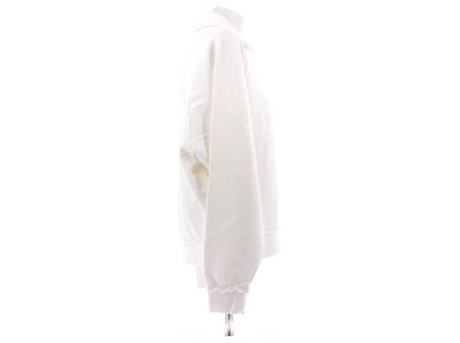 Miu Miu Sweatshirt aus weißer Baumwolle - Ansicht 3