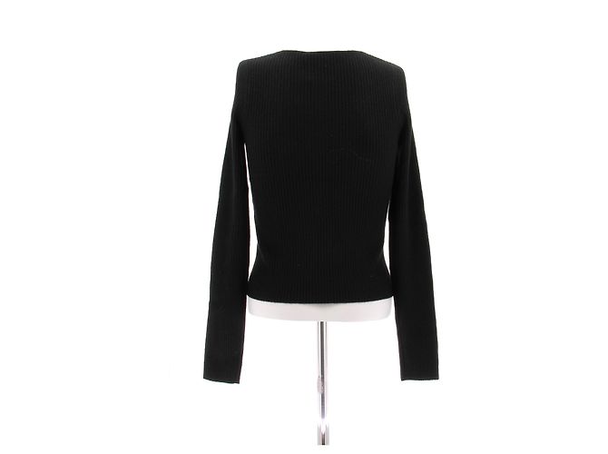 Iro Schwarzer Pullover mit Dekolleté aus Kaschmir - Ansicht 2