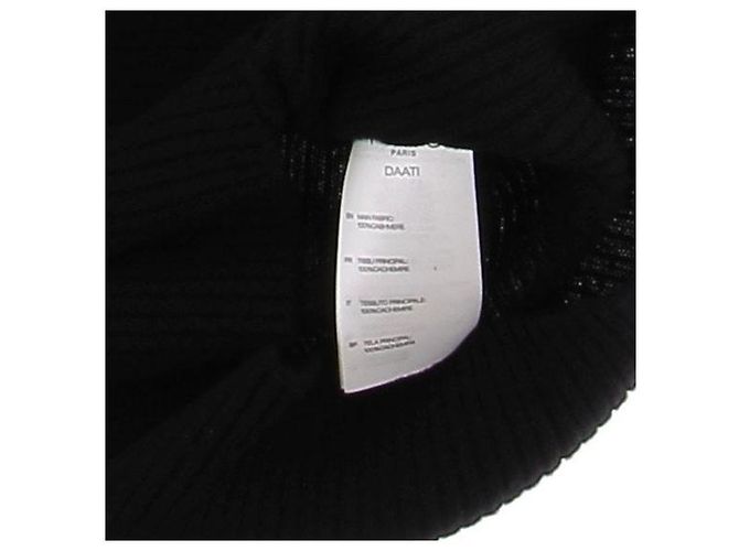 Iro Schwarzer Pullover mit Dekolleté aus Kaschmir - Ansicht 5