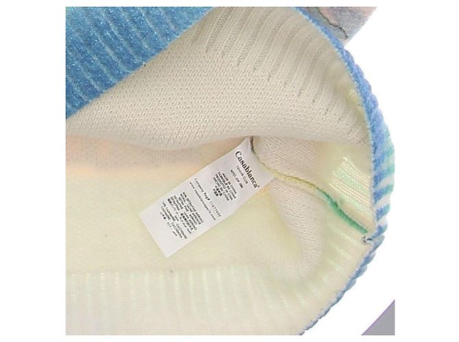 Casablanca Suéter de lana estampado Azul - vista 6