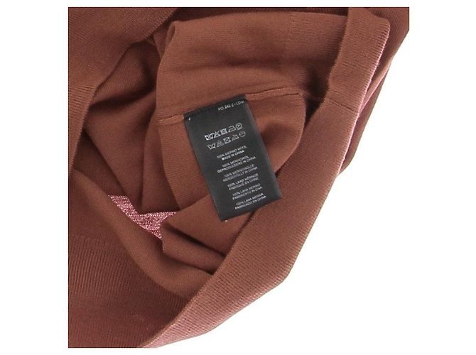 Dries Van Noten Pull fin marron en laine - vue 6