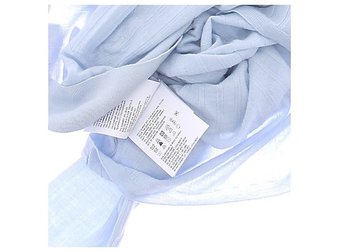 Prada Polo blu a maniche lunghe in cashmere - vista 6