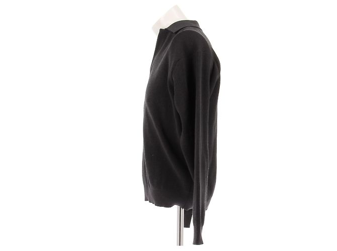 Autre Marque UNITED ARROWS Dunkelgrauer V-Ausschnitt Wollmischung Pullover M - Ansicht 4