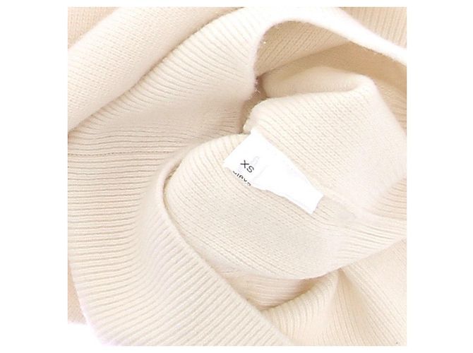 Alexander Wang Suéter blanco con cuello de strass de lana - vista 6