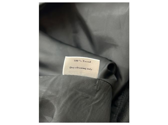 Autre Marque Top negro L'ETIQUETTE con mangas doradas Dorado - vista 6