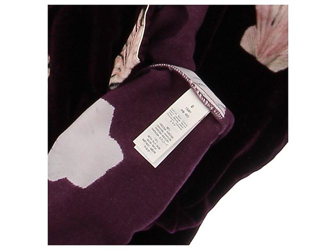 Forte Forte Lila Samtshirt mit Muschelprint - Ansicht 5