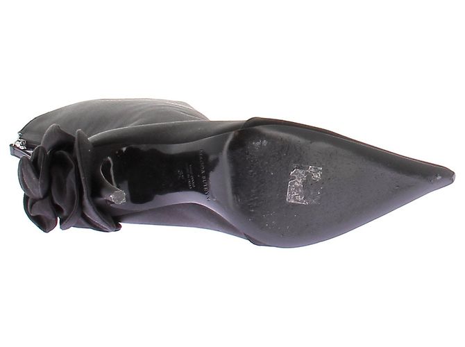 Magda Butrym Stivali neri in satin Nero - vista 7