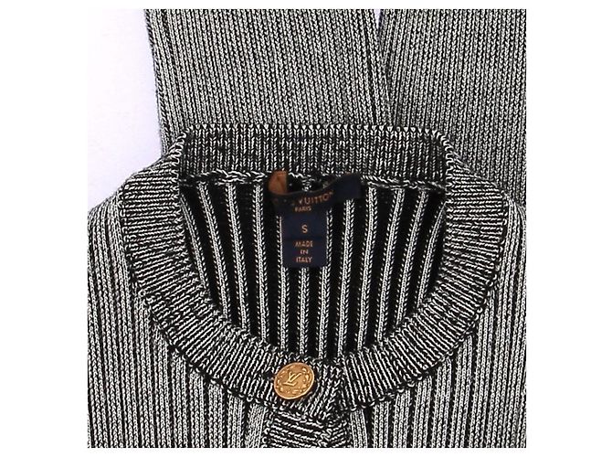 Louis Vuitton Cardigan aus Mischwolle Grau - Ansicht 5