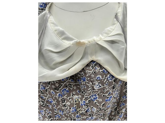 Rebecca Taylor Vestido estampado Gris - vista 8