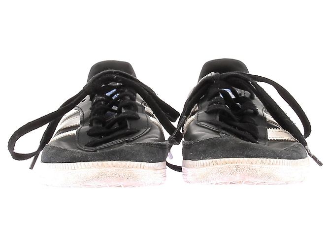 Adidas Leder Sneakers "Samba" Schwarz - Ansicht 4