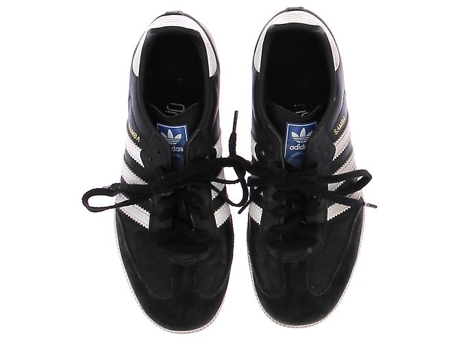 Adidas Leder Sneakers "Samba" Schwarz - Ansicht 6